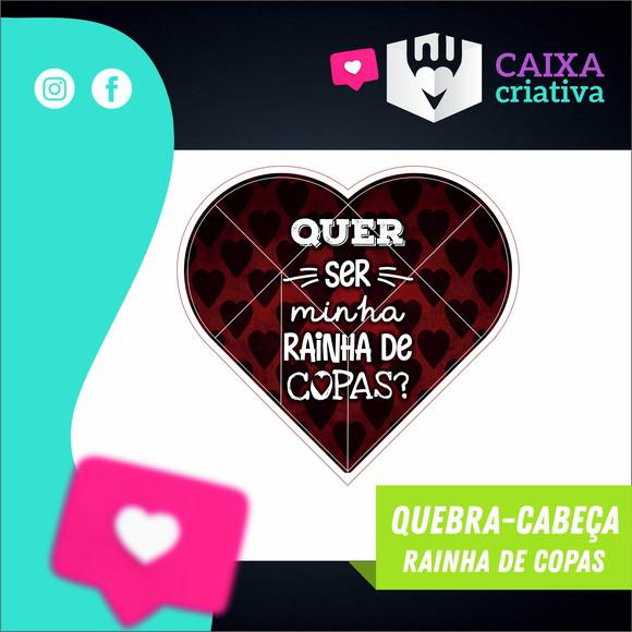 Tangram Quer ser minha rainha de copas