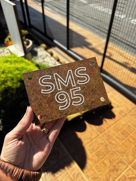 2 Algarismo Personalizado 50cm x 23,5cm + 1 Placa 15x 10cm