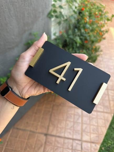 Algarismo Personalizado Apartamento 8x17