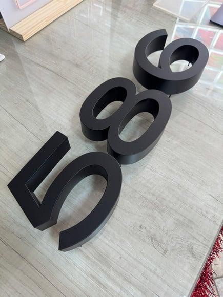 Algarismo Personalizado Galvanizado