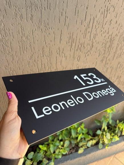 Algarismo Residencial Acm - 20x40