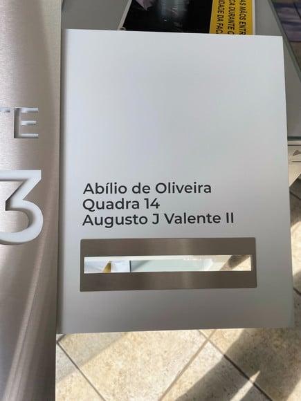 Algarismo Residencial Acm com Inox - Personalizado 55x60