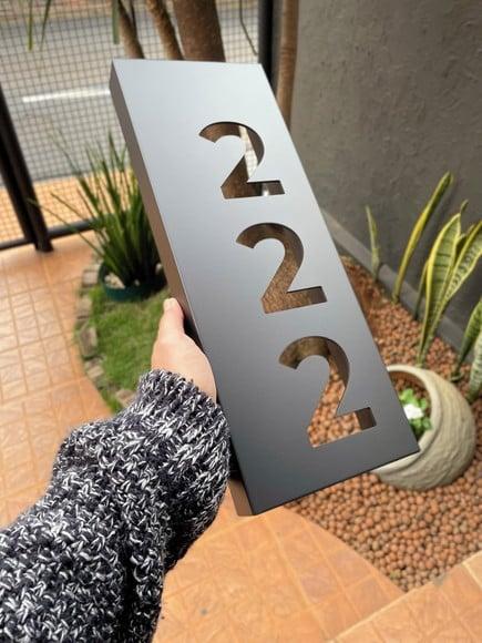 Algarismo Residencial Estruturado - 3 Dígitos 20x60