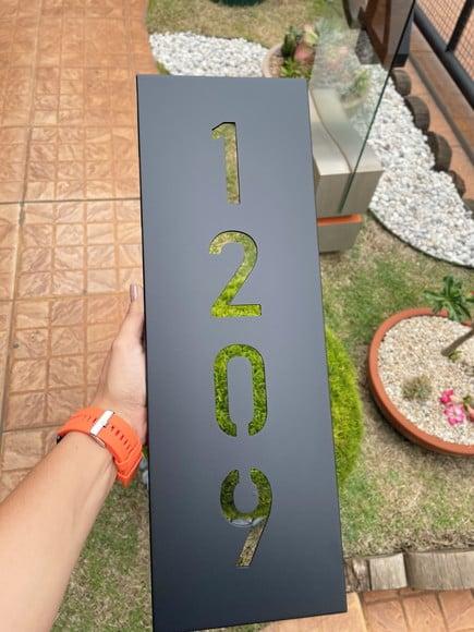Algarismo Residencial Estruturado - 4 Dígitos 15x45