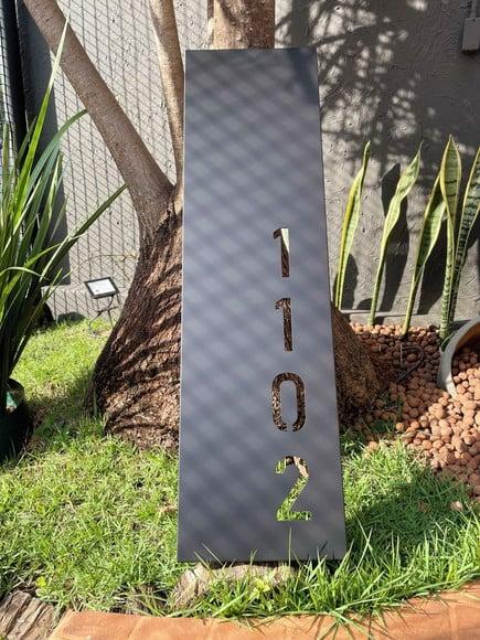Algarismo Residencial Estruturado - 4 Dígitos 25x90