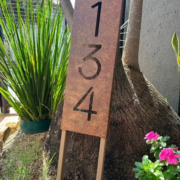 Algarismo Residencial Estruturado - para Jardim 20x60