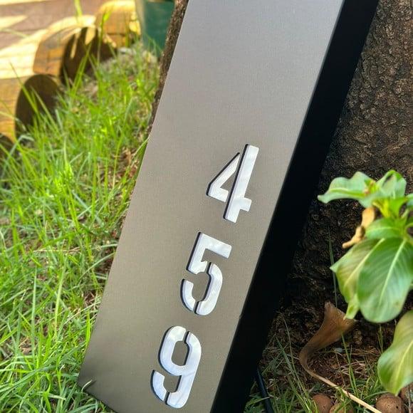 Algarismo Residencial Estruturado com Led - 3 Dígitos 15x40