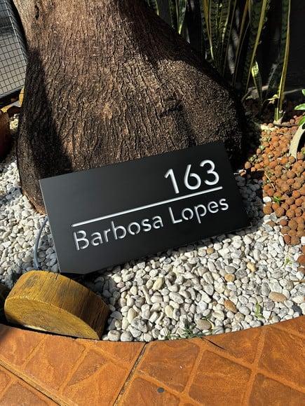 Algarismo Residencial Estruturado com Led - Personalizado