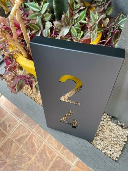 Algarismo Residencial Estruturado Metalon - 2 Dígitos 20x40