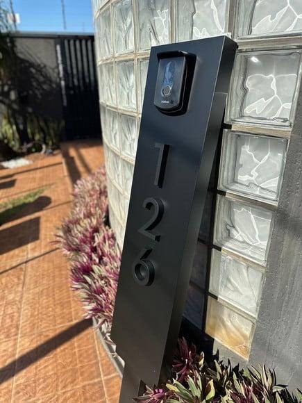 Algarismo Residencial para Jardim - Acm e Interfone