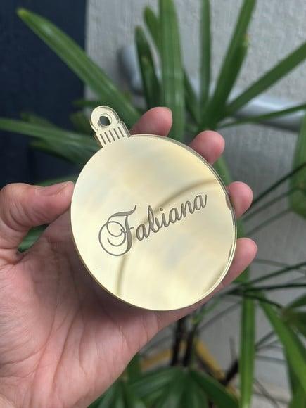Bolas Enfeite de Natal Personalizado