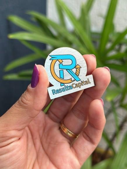 Broche Personalizado Seu Logo Fechamento Ímã