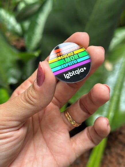 Broche Personalizado Seu Logo Fechamento Ímã