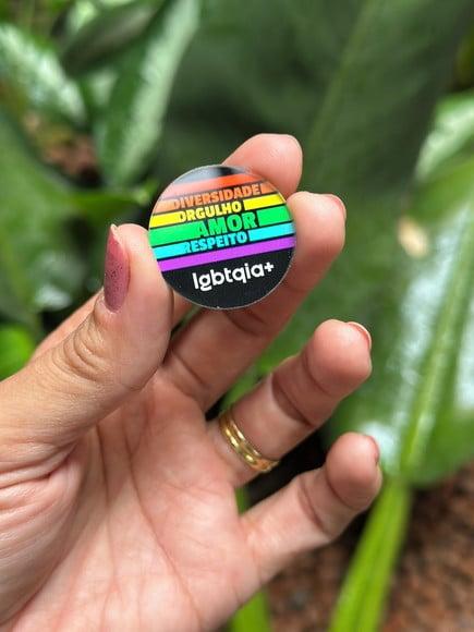 Broche Personalizado Seu Logo Fechamento Ímã