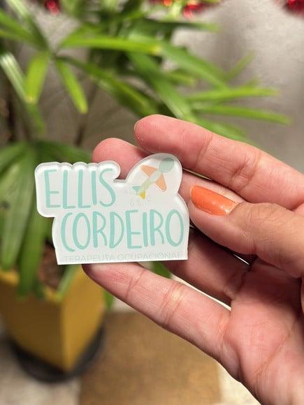 Broche Personalizado Seu Logo Fechamento Ímã