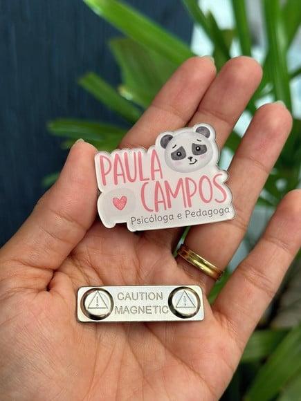 Broche Personalizado Seu Logo Fechamento Ímã