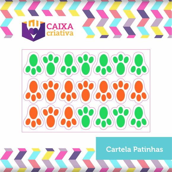 Cartela Patinhas Coelhinho da Páscoa