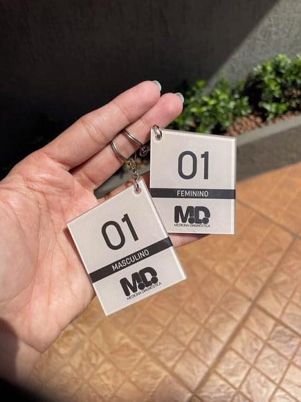 Chaveiro mdf e Acrílico Personalizado