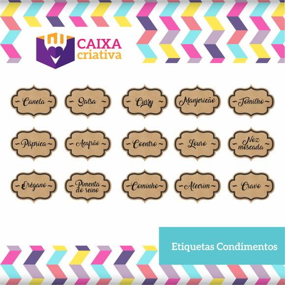 Kit de identificação de condimentos