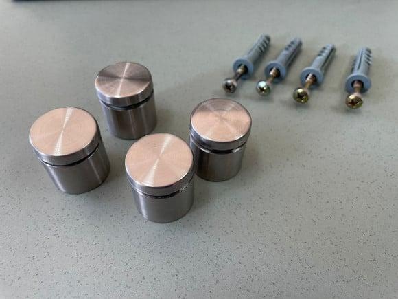 Kit de Parafusos e Prolongadores Inox G - 4 Unidades