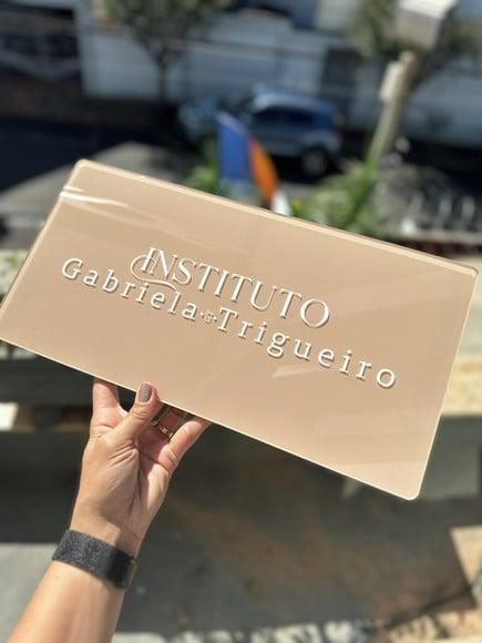 Placa Comércio Acrilico Adesivo Frontal 40x20 Impressão Uv