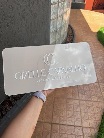 Placa Comércio Acrilico Adesivo Frontal 40x20 Impressão Uv