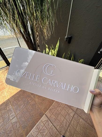 Placa Comércio Acrilico Adesivo Frontal 40x24 Impressão Uv