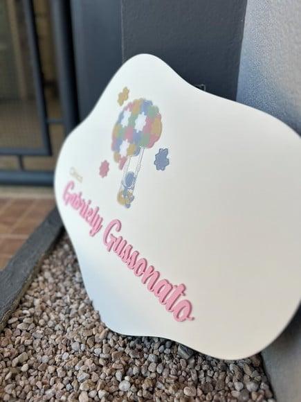 Placa de Clínica Acm - Sobreposição Acrílico 40x60 Orgânica
