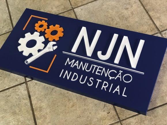 Placa de Comércio - Frente 100x60