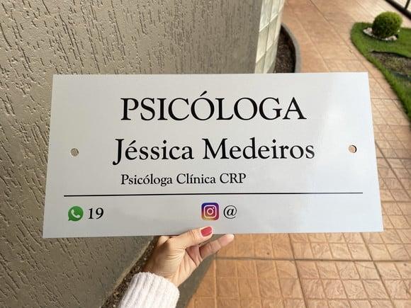 Placa de Comércio - Frente 50x25