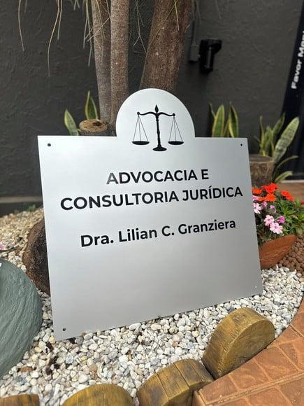 Placa de Comércio Acm + Adesivo Frontal