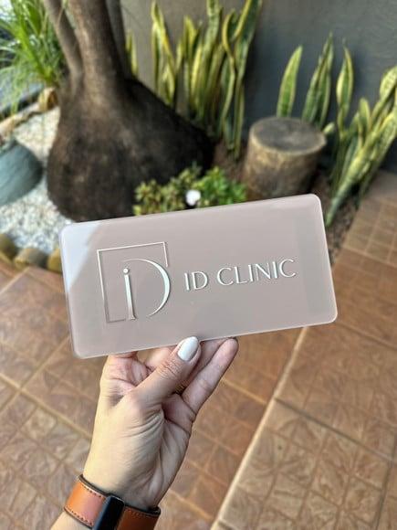Placa de Comércio Acrilico - Frente 10x20 + Impressão Uv