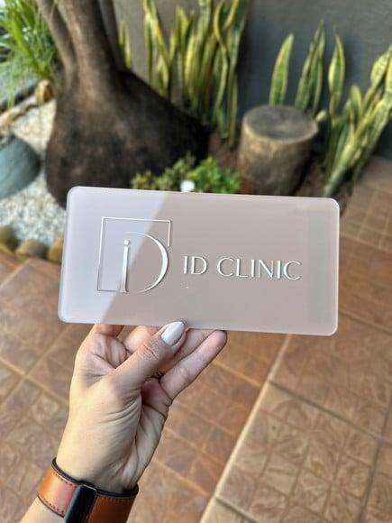 Placa de Comércio Acrilico - Frente 10x20 + Impressão Uv