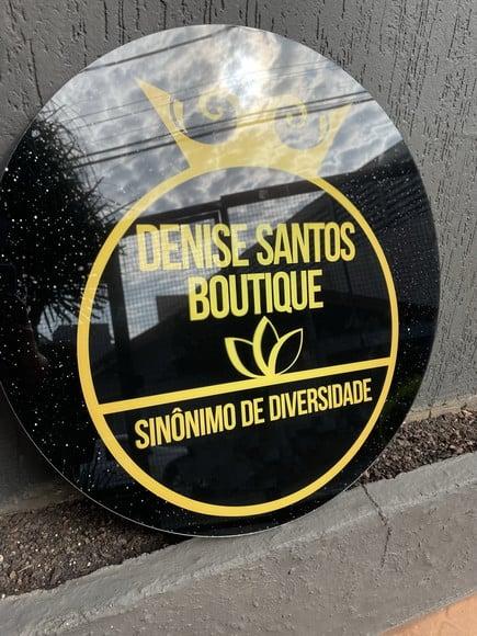 Placa de Comércio em Acrílico - Frente 65x65