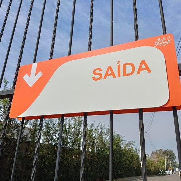 Placa de Identificação - Modelo Orion 80x30