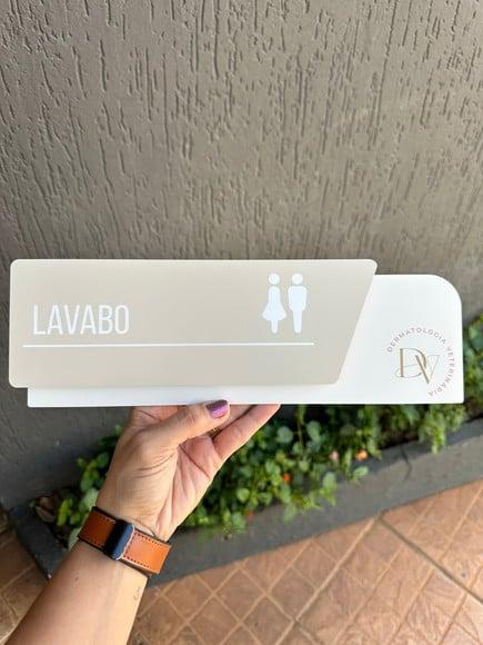 Placa de Identificação de Sala - Atria 32x10,5