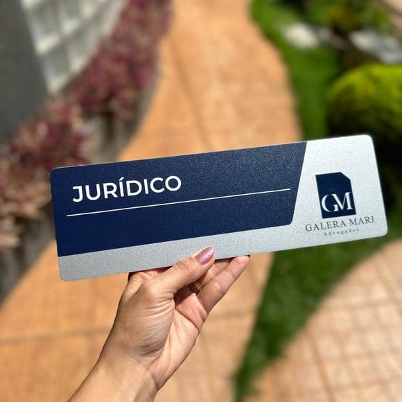 Placa de Identificação de Sala - Caulim 33x11,5
