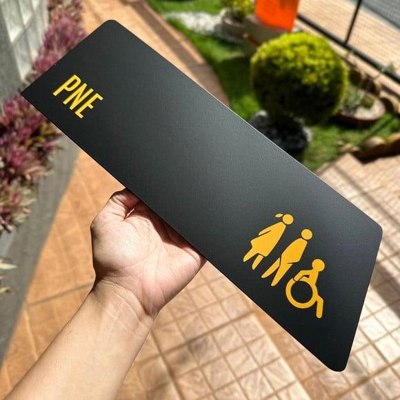 Placa de Identificação de Sala - Caulim 33x11,5