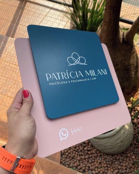 Placa de Identificação de Sala - Modelo Ágata