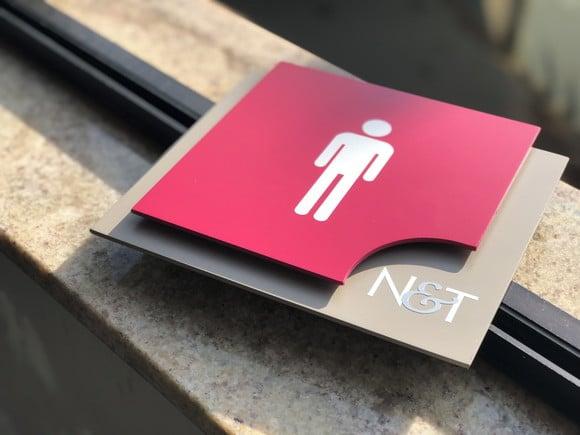 Placa de Identificação de Sala - Modelo Ágata Personalizado