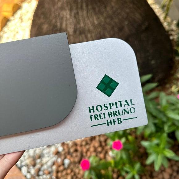 Placa de Identificação de Sala - Modelo Ametista