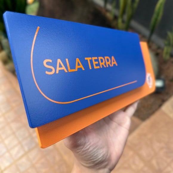 Placa de Identificação de Sala - Modelo Ametista