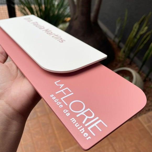 Placa de Identificação de Sala - Modelo Ametista