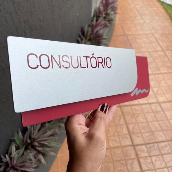 Placa de Identificação de Sala - Modelo Ametista