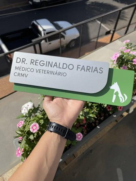 Placa de Identificação de Sala - Modelo Ametista