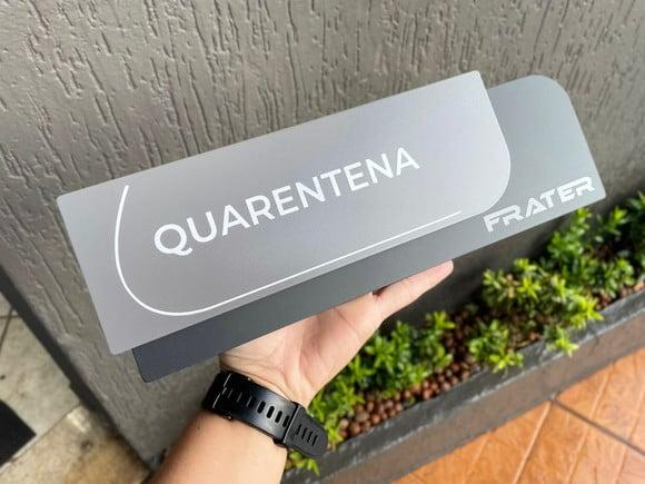 Placa de Identificação de Sala - Modelo Ametista