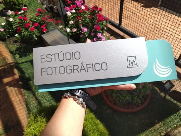 Placa de Identificação de Sala - Modelo Ametista