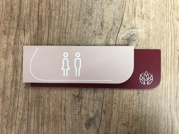 Placa de Identificação de Sala - Modelo Ametista