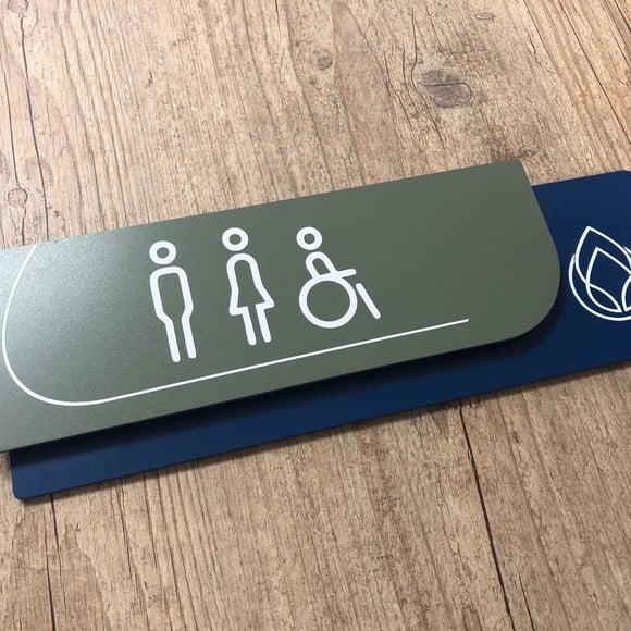 Placa de Identificação de Sala - Modelo Ametista
