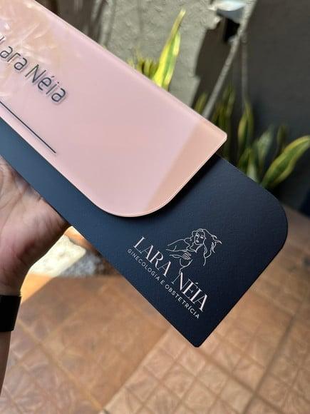 Placa de Identificação de Sala - Modelo Ametista Acrílico